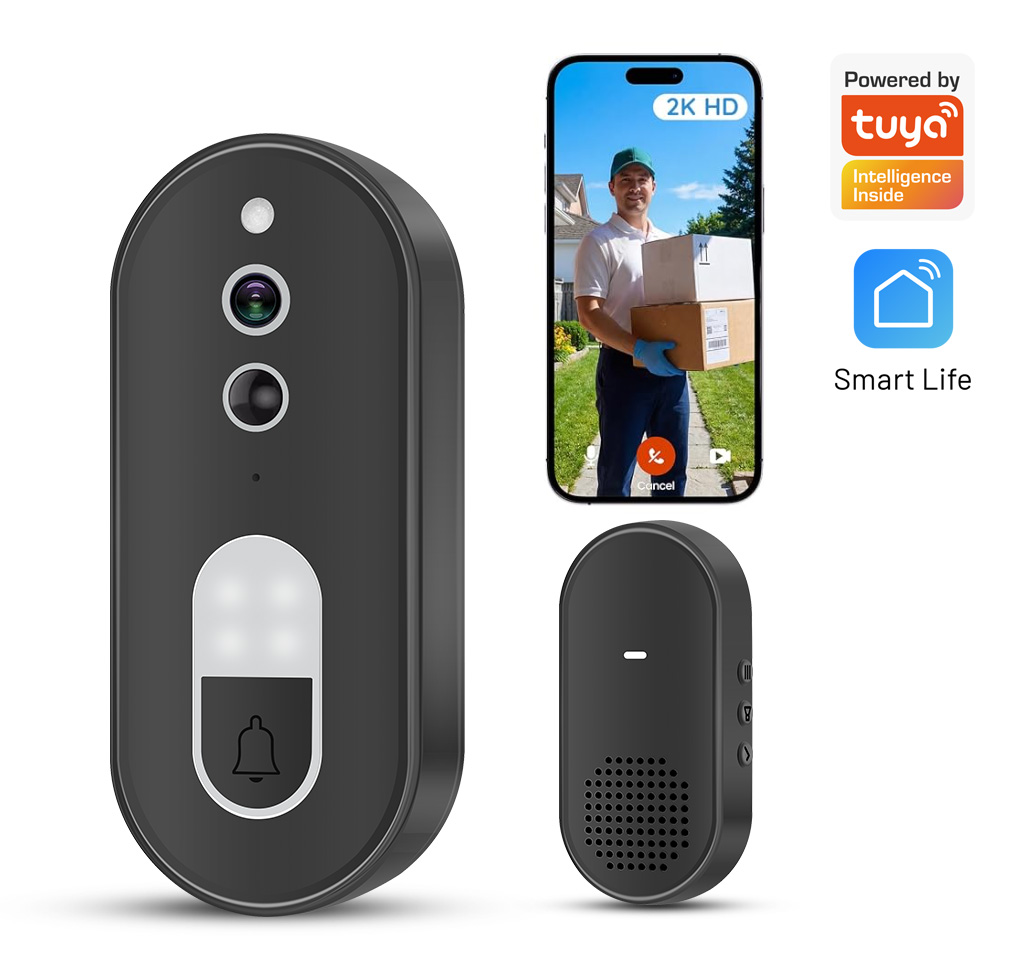 Tuya 1080P HD Wireless WiFi Vi - огляд і ціна Smart Doorbell Wired