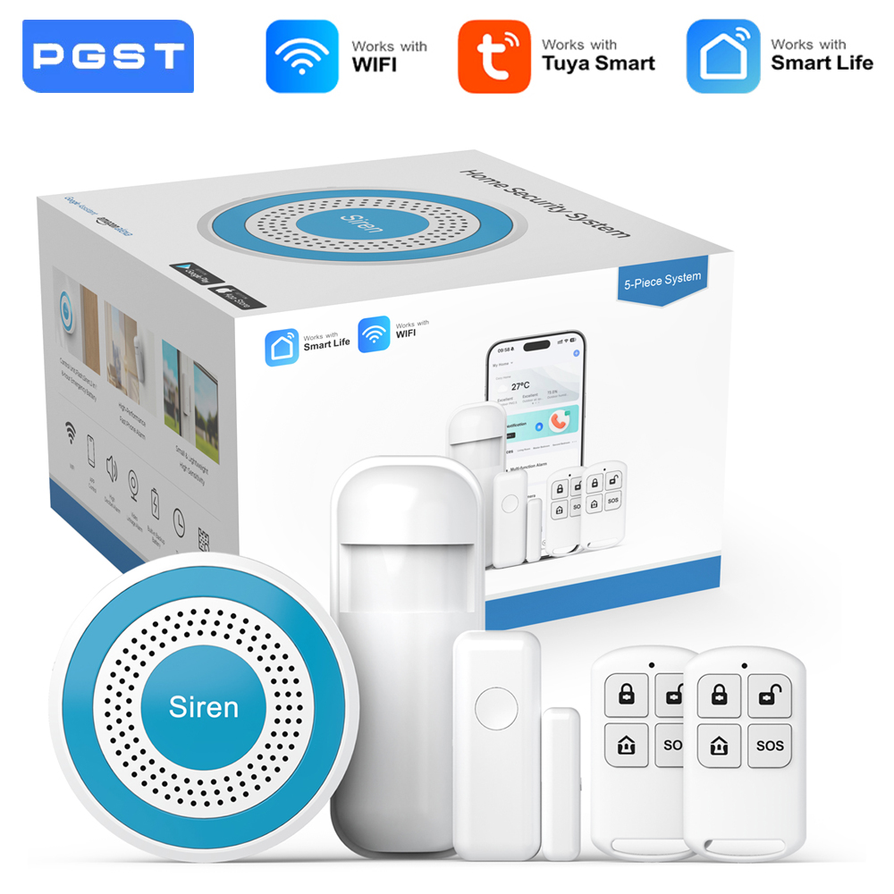 PGST WiFi Smart Life Alarm Sec - огляд і ціна Home Automation Tutorial