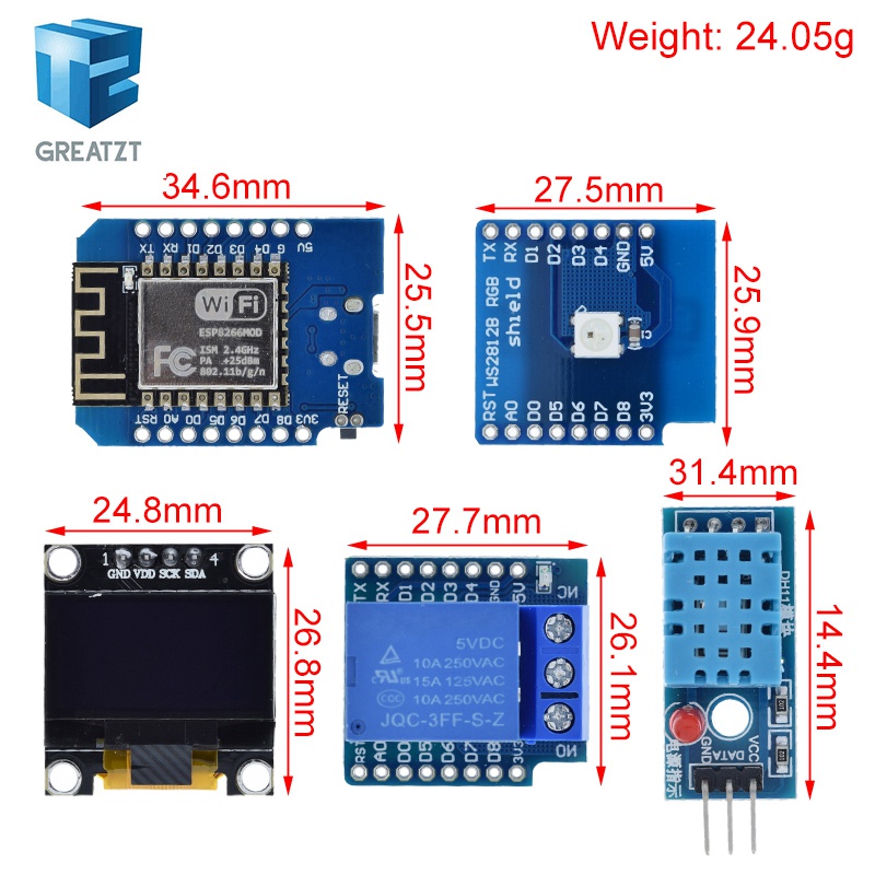 WeMos D1 Mini ESP8266 ESP-12F  - огляд і ціна Esp8266 Nodemcu Board