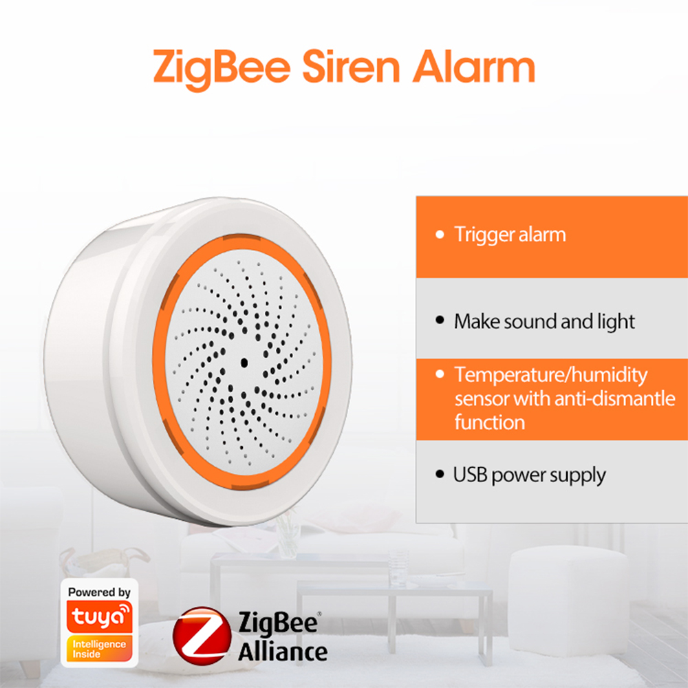 NEO-Tuya Zigbee Siren Gateway  - огляд і ціна Home Automation Technology
