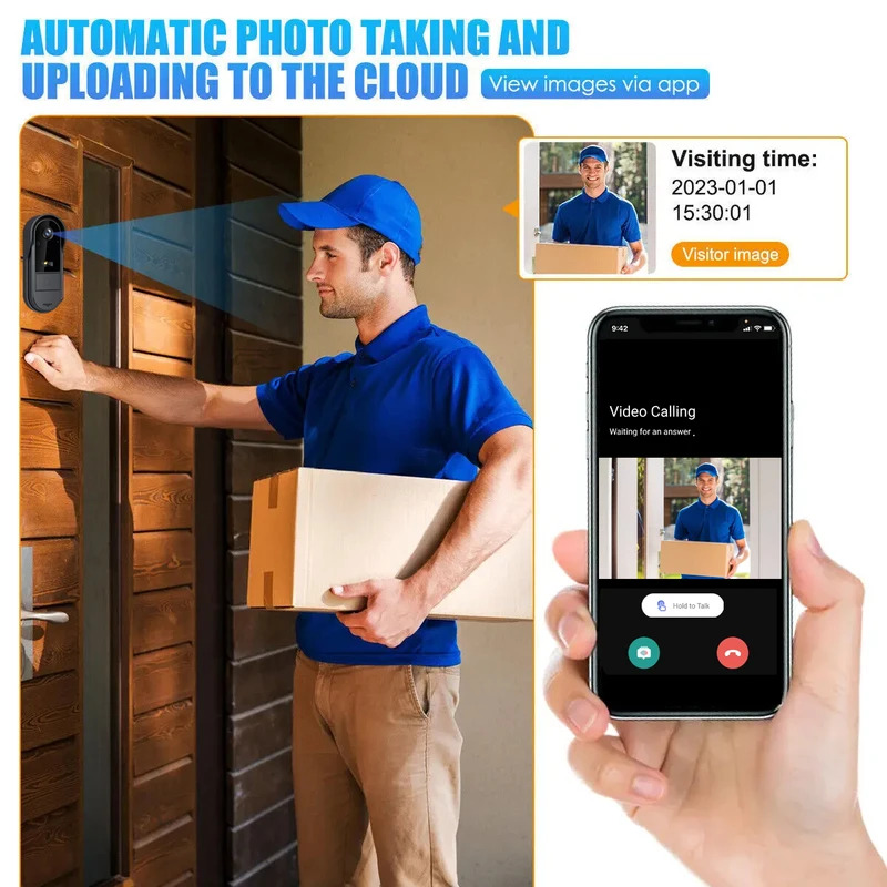 Tuya WiFi doorbell  2-way HD 1 - огляд і ціна Smart Doorbell Wired