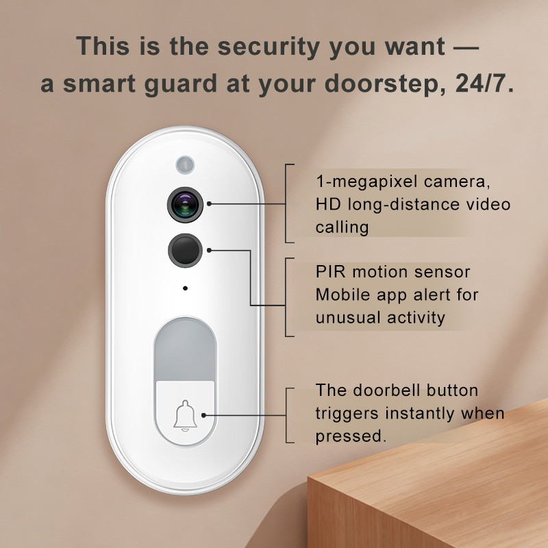 Tuya Smart Video Doorbell Wire - огляд і ціна Smart Doorbell Wired