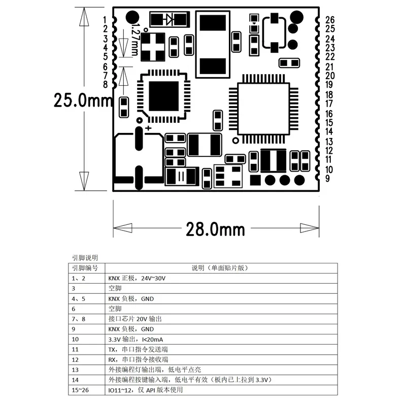 KNX Secondary Development Modu - огляд і ціна Diy Knx Home Automation