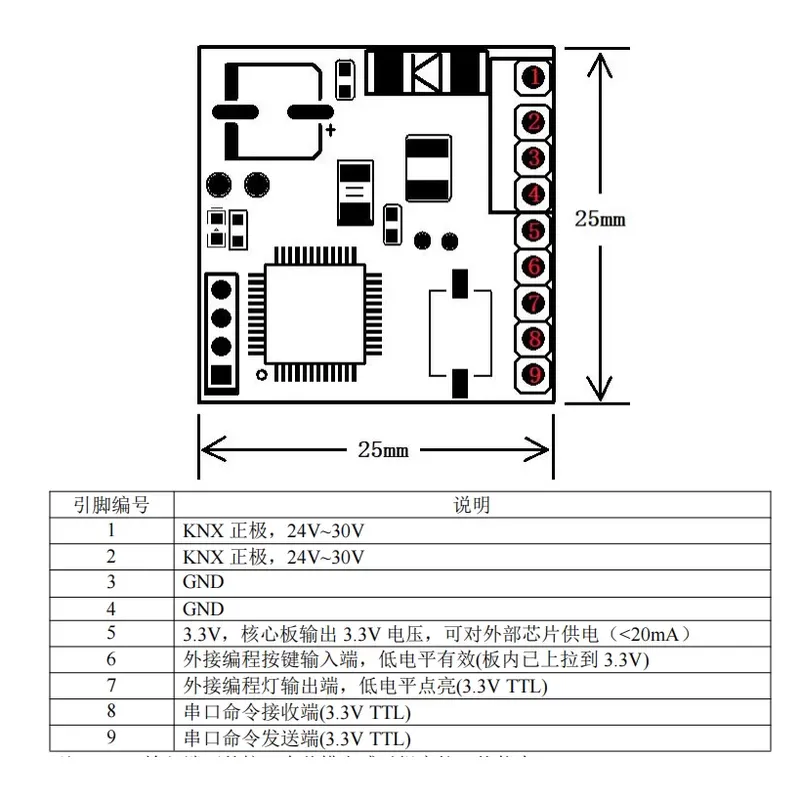 KNX Secondary Development Modu - огляд і ціна Diy Knx Home Automation