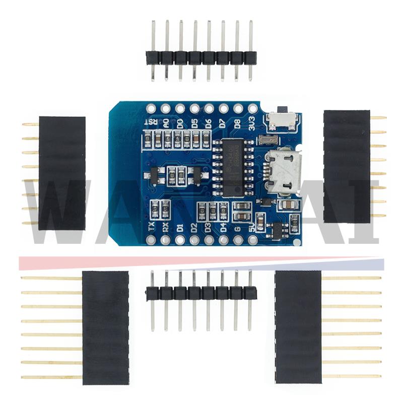 WeMos D1 Mini Pro V3.0.0 Bytes - огляд і ціна Esp8266 Nodemcu Board