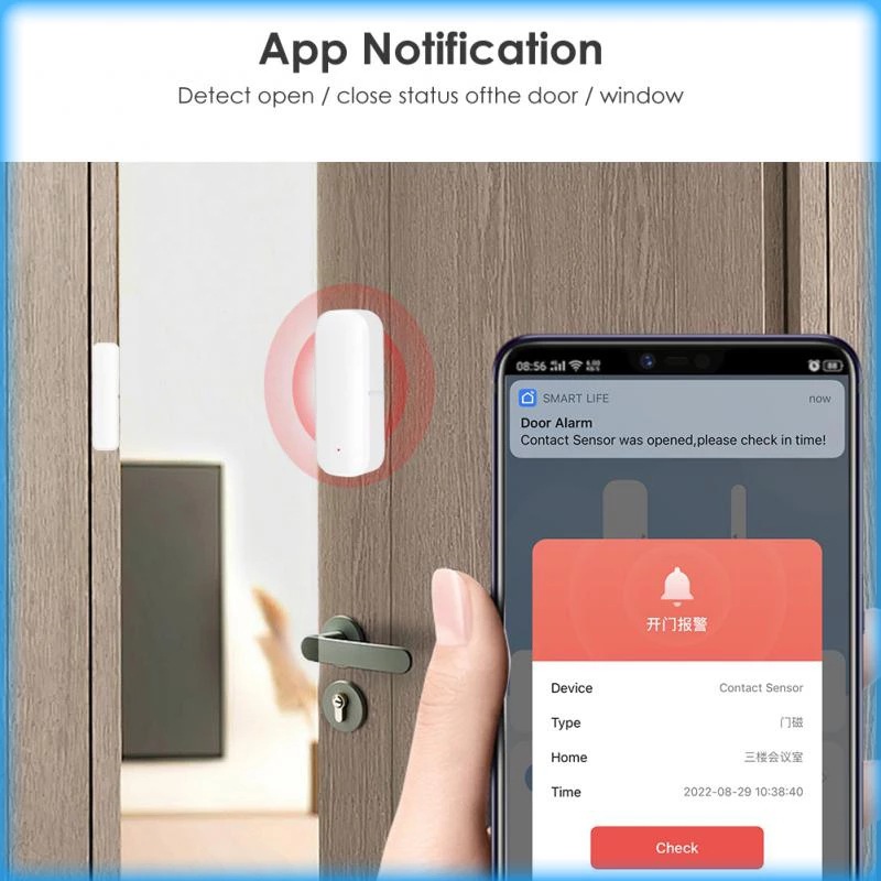 Tuya Wi-Fi Smart Door And Wind - огляд і ціна Home Automation Technology