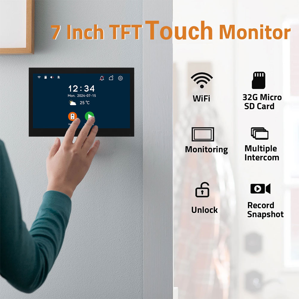 New 2 Wires Tuya Wifi Video In - огляд і ціна Smart Doorbell Wired