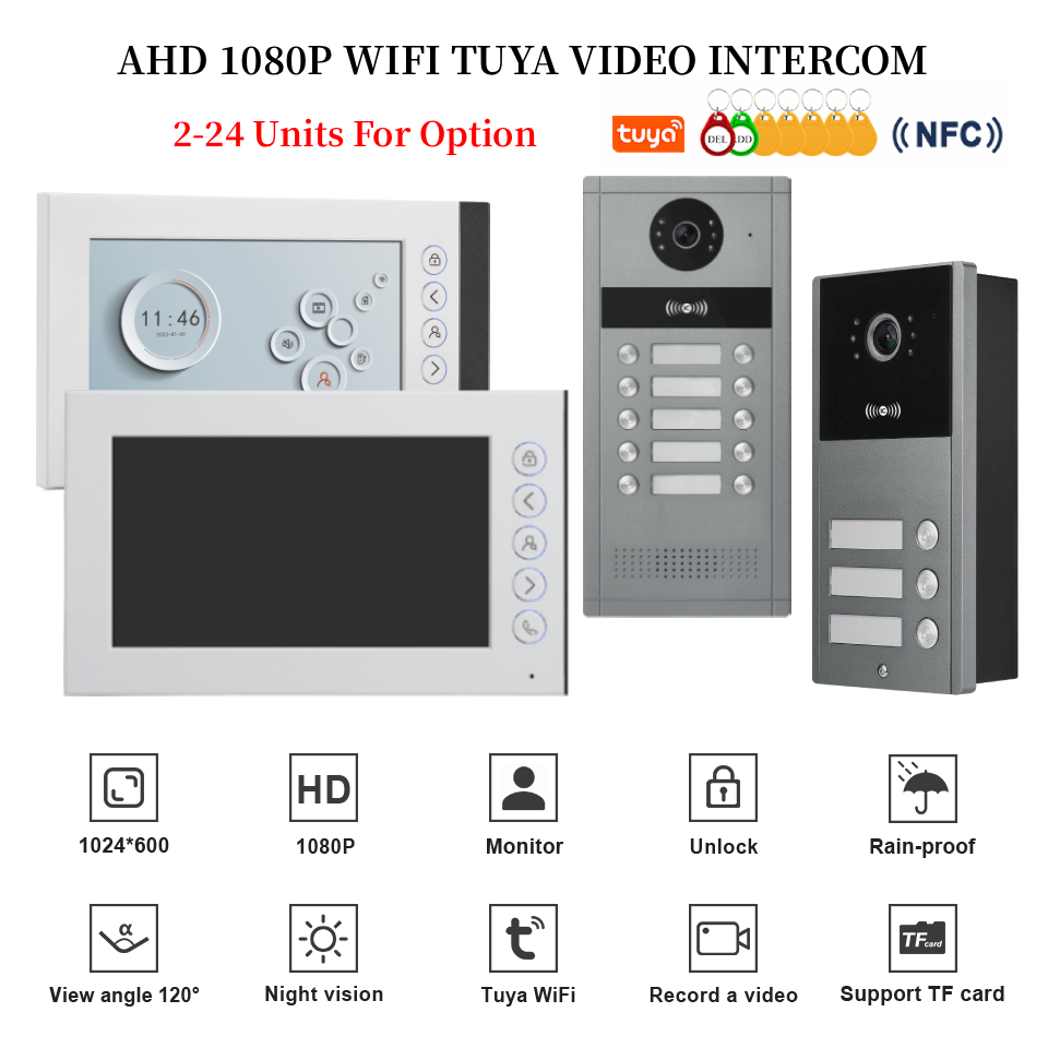 2-24 Units Tuya Smart Video Do - огляд і ціна Smart Doorbell Wired