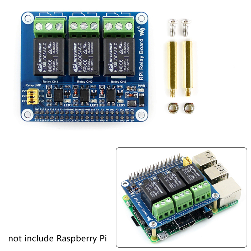 3 Channel Relay Expansion Boar - огляд і ціна Home Automation Raspberry Pi