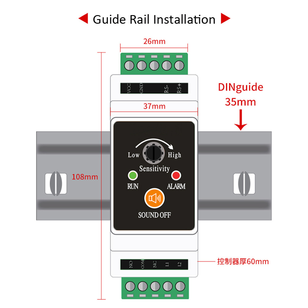 1Set Wire Water Leakage Detect - огляд і ціна Water Leak Detector Wired