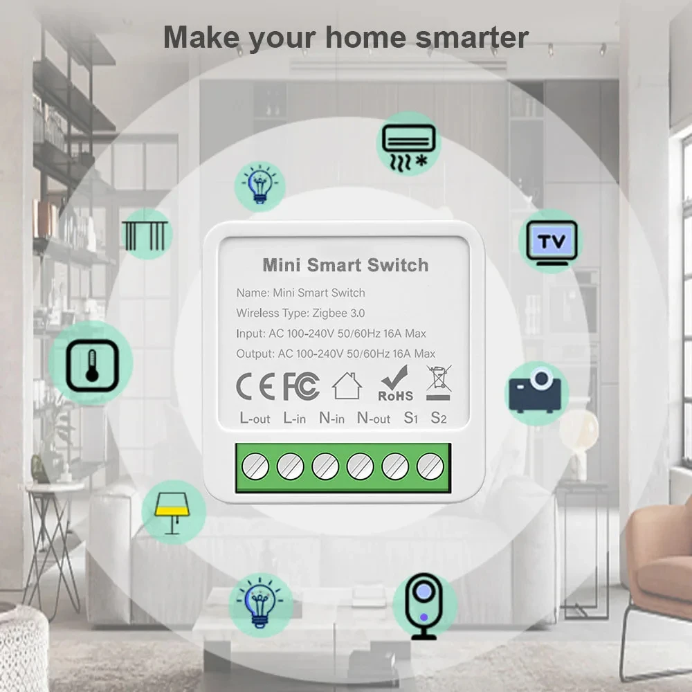 WiFi Zigbee Smart Switch Modul - огляд і ціна Diy Home Automation System