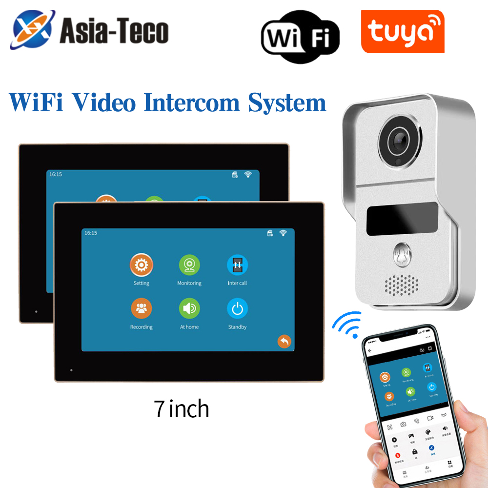 1080P 7 Inch WiFi Video Interc - огляд і ціна Smart Doorbell Wired