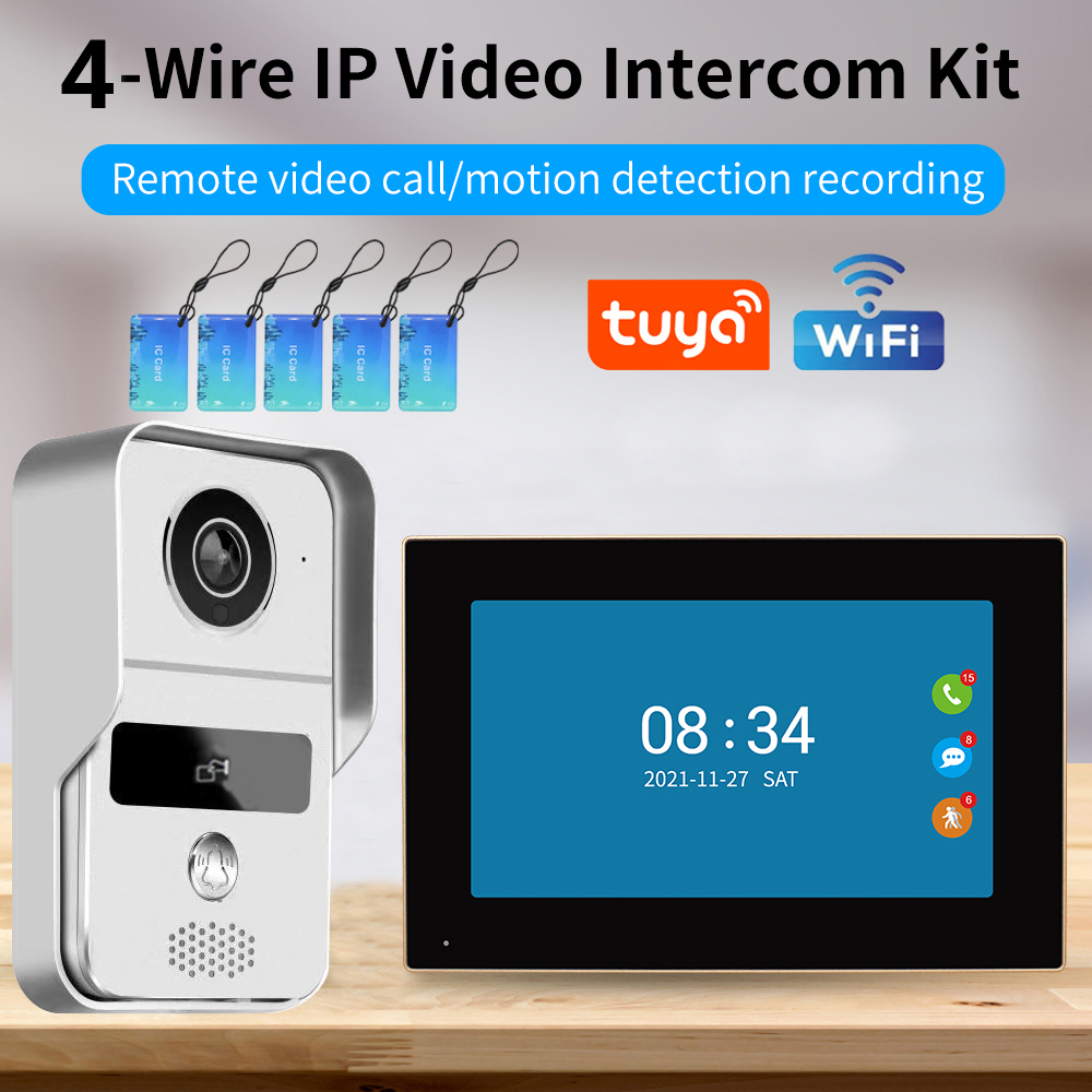 KW02 Wifi Video Doorbell Syste - огляд і ціна Smart Doorbell Wired