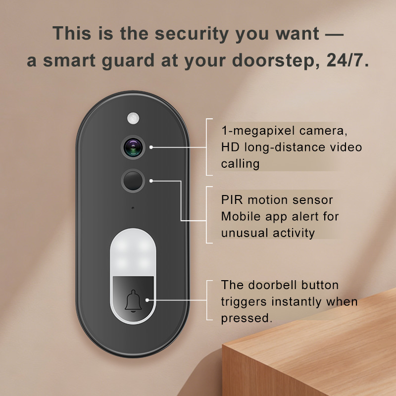 WiFi Video Doorbell Work With  - огляд і ціна Smart Doorbell Wired