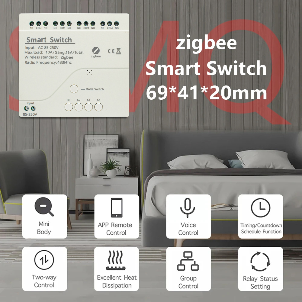 Zigbee Smart Switch Wifi Relay - огляд і ціна Home Automation Technology