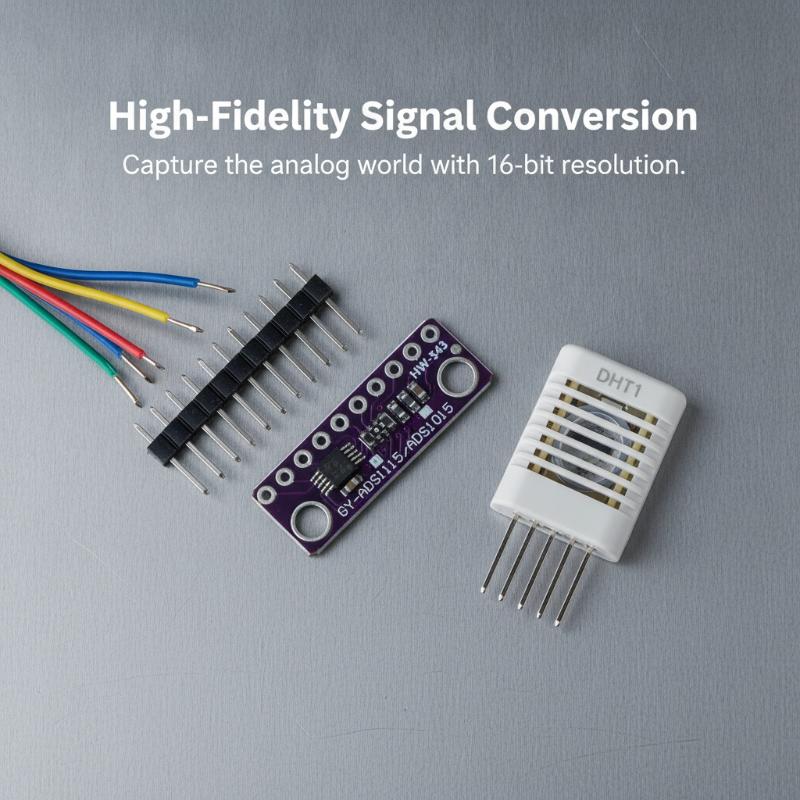 ADS1115 Adjustable Gain 16Bit  - огляд і ціна Diy Home Automation System