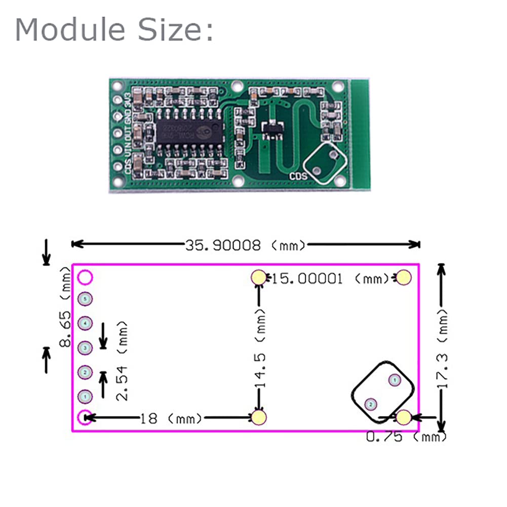 5PCS RCWL-0516 Motion Detectio - огляд і ціна Esp8266 Nodemcu Board